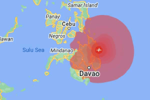 පිලිපීනයේ ප්‍රබල භූ කම්පනයක් 