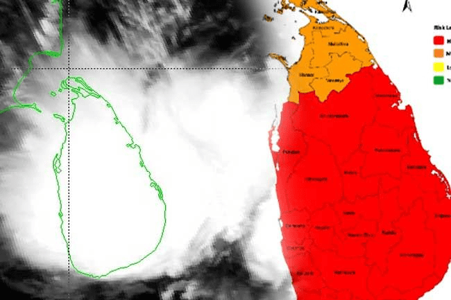 කාලගුණයෙන් රතු නිවේදනයක්